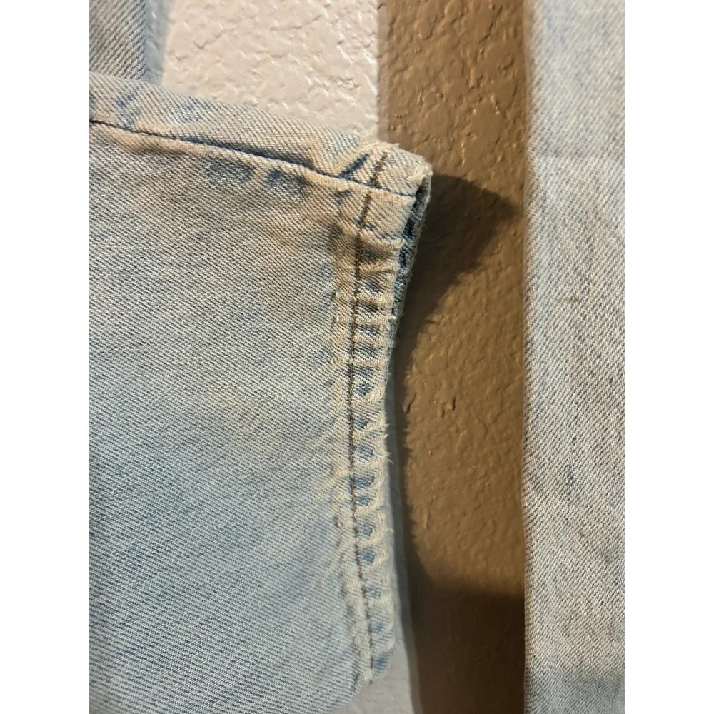 Levis 550 Relaxed Fit Jeans Mens 36x36 Light Wash Tapered Leg Paint Splatter 90s